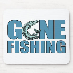 GONE FISHING custom mousepad