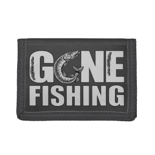GONE FISHING custom wallets