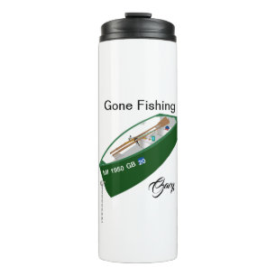 Gone Fishing Fisherman Fishing Camp Coffee Thermal Tumbler