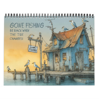 Gone Fishing - Fun Sea Fishing Calendar