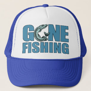 GONE FISHING hat - choose colour