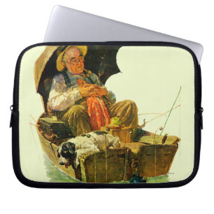 Gone Fishing Laptop Sleeve