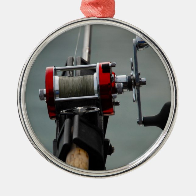 Gone Fishing Metal Tree Decoration (Front)