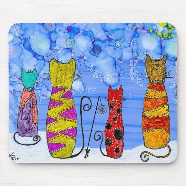 Gone Fishing Mousepad (Front)