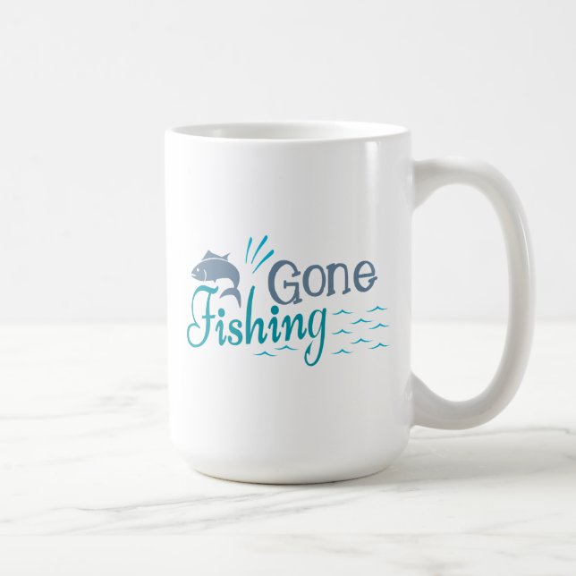 Gone Fishing Mug (Right)