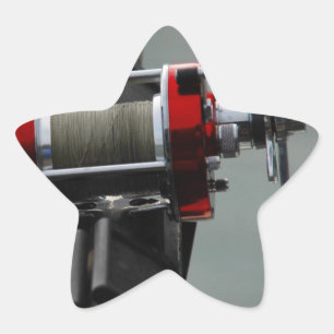 Gone Fishing Star Sticker