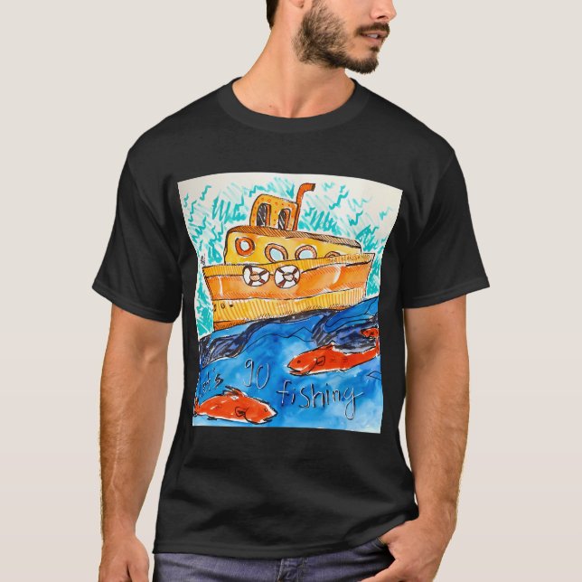 Gone Fishing T-Shirt (Front)