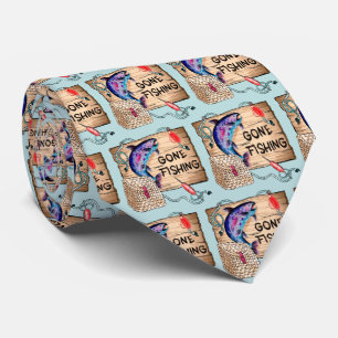 Gone Fishing Tie