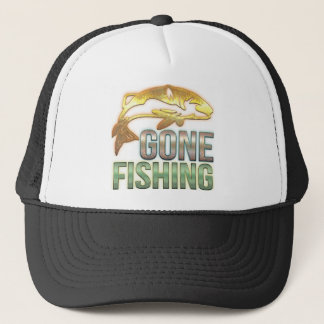 Gone Fishing Trucker Hat