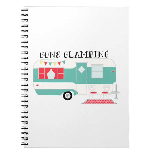 Gone Glamping Notebook (Front)