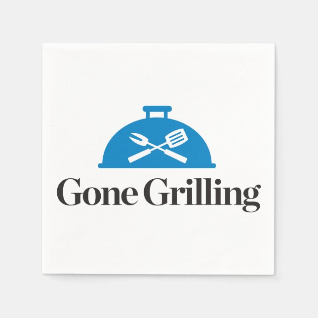Gone Grilling Napkin (Front)