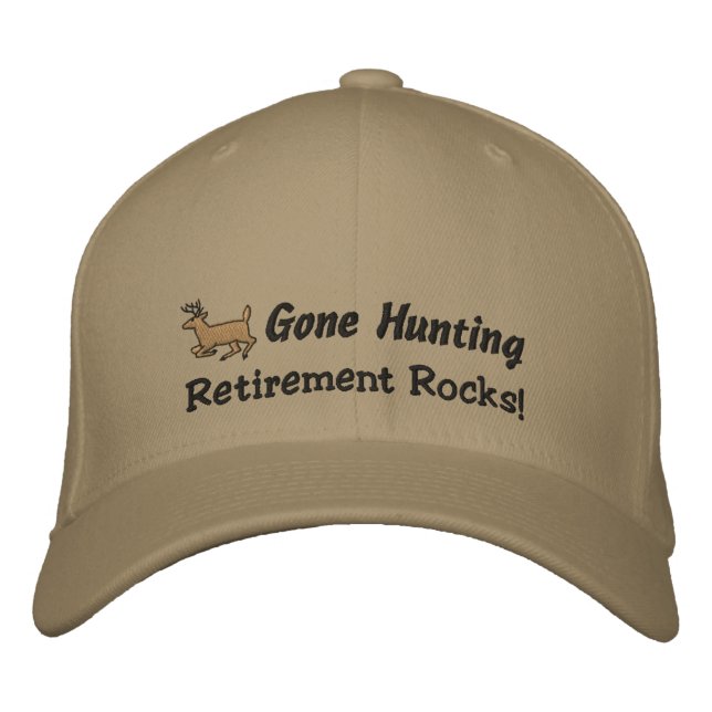 Gone Hunting Embroidered Hat (Front)