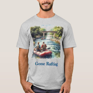 Gone Rafting White Water River  Mens T-Shirt