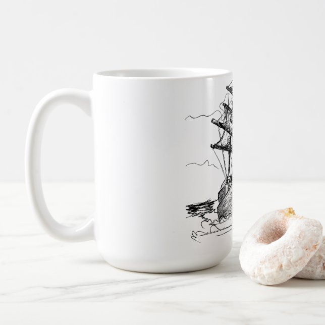Gone Sailing Coffee Mug (With Donut)