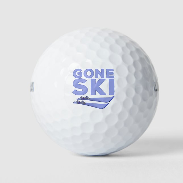 Gone Ski Golf Balls (Front)