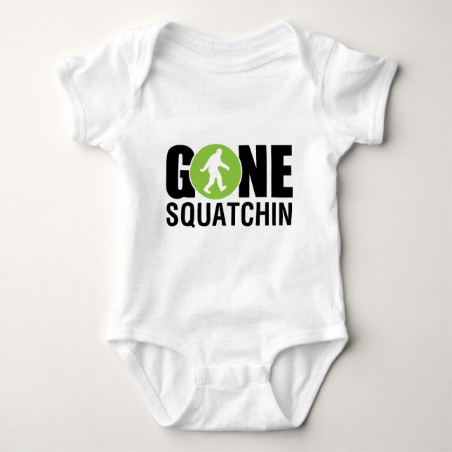 Gone Squatchin Baby Bodysuit (Front)