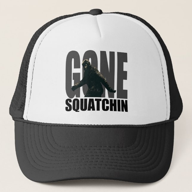Gone Squatchin - BEST Version Trucker Hat (Front)