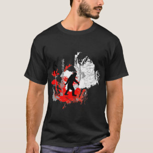 Gone Squatchin *black logo* woodland T-Shirt