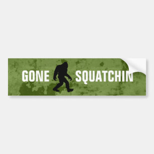 Gone Squatchin Bumper Sticker