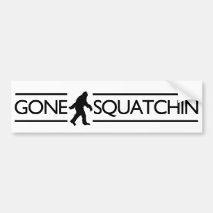 Gone Squatchin Bumper Sticker