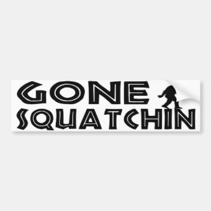 Gone Squatchin Bumper Sticker