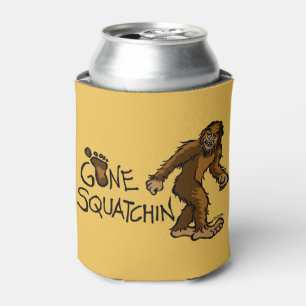 Gone Squatchin Can Cooler