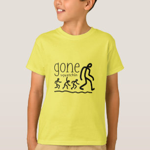Gone Squatchin Cartoon T-Shirt