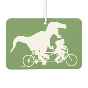 Gone Squatchin cycling with T-rex Car Air Freshener