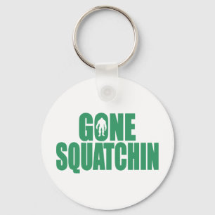 GONE SQUATCHIN *Deluxe* Bobo Gear Finding Bigfoot Key Ring