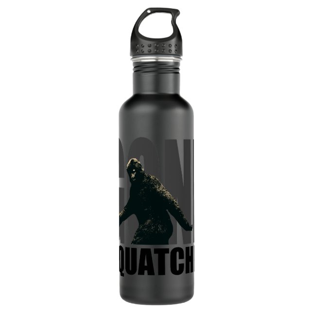 Gone SQUATCHIN - Deluxe Version 710 Ml Water Bottle (Front)