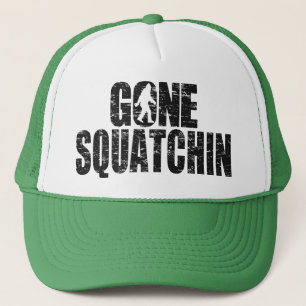 GONE SQUATCHIN Distressed Version Hat