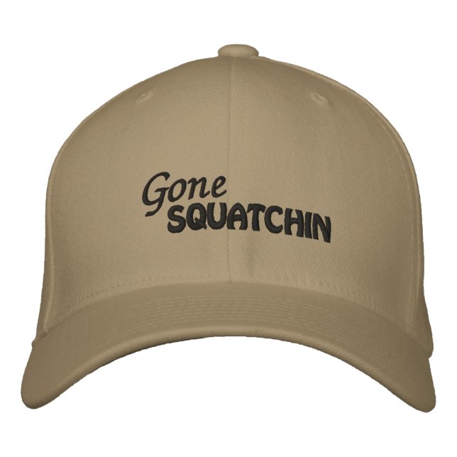 Gone Squatchin Embroidered Hat (Front)
