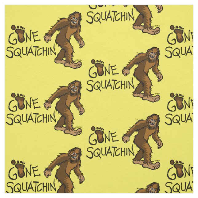 Gone Squatchin Fabric (Swatch)
