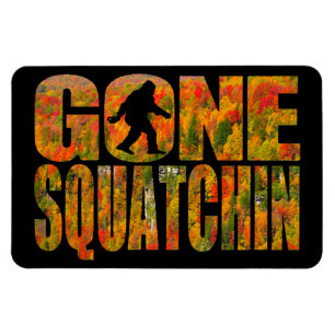 Gone Squatchin **Fall Foliage Edition** Magnet