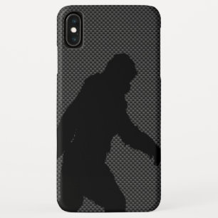 Gone Squatchin For on Carbon Fibre Print iPhone XS Max Case