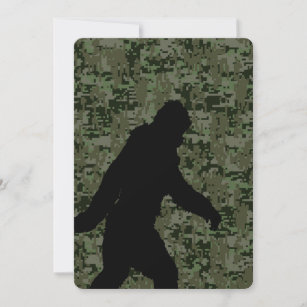 Gone Squatchin For on Olive Digital Camouflage
