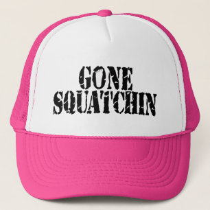 Gone Squatchin Hat (pink)