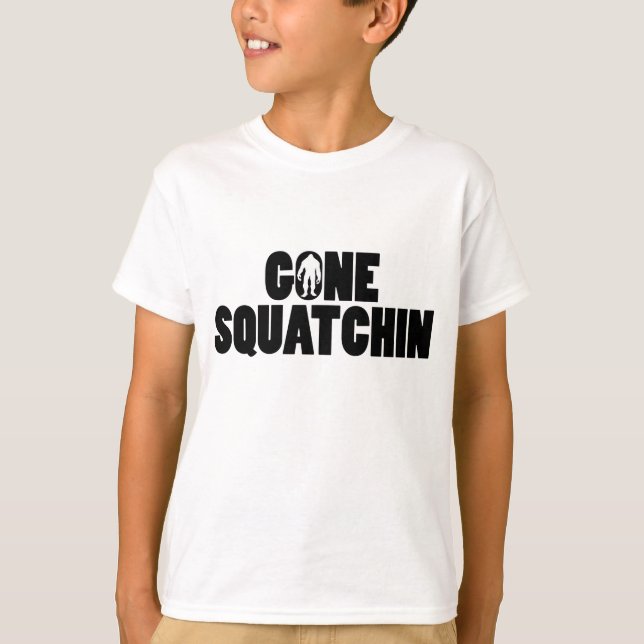 Gone Squatchin Kids T-shirt (Front)