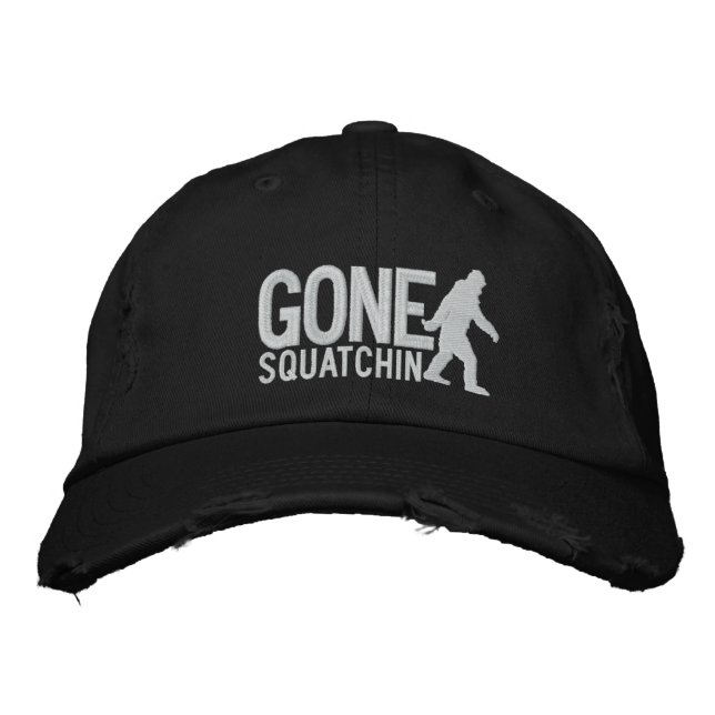 GONE SQUATCHIN LARGE embroidered cap (Front)