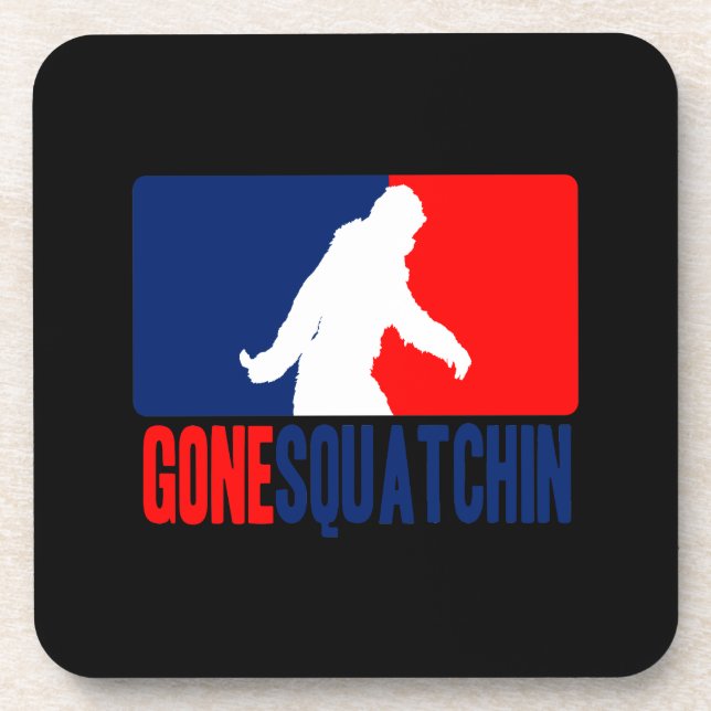 Gone Squatchin League Coaster (Front)