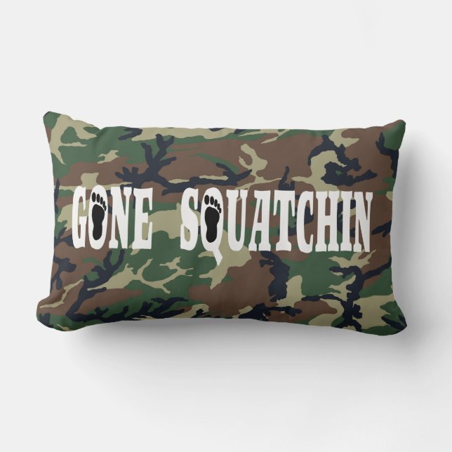 GONE SQUATCHIN LUMBAR CUSHION (Front)
