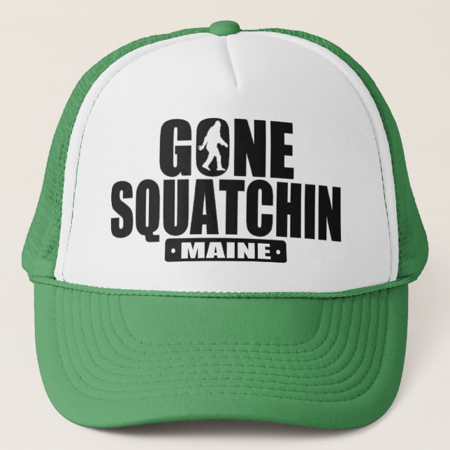 Gone Squatchin MAINE Edition Hat (Front)