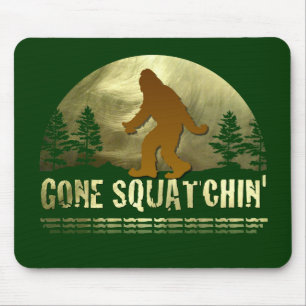 Gone Squatchin' Mouse Pad