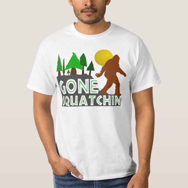 GONE SQUATCHIN Original Graphic T-shirt (Front)