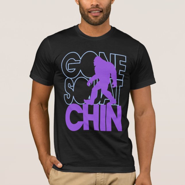 Gone Squatchin' - Purple / Blue T-Shirt (Front)
