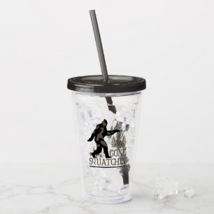 Gone Squatchin Sasquatch Acrylic Tumbler