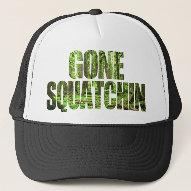 Gone Squatchin **Special Deep Forest Edition** Hat (Front)