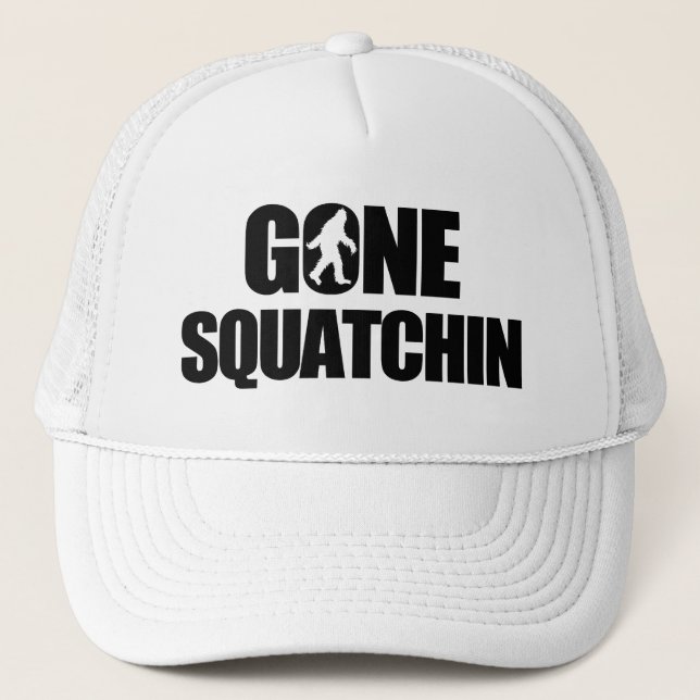 Gone Squatchin Trucker Hat (Front)
