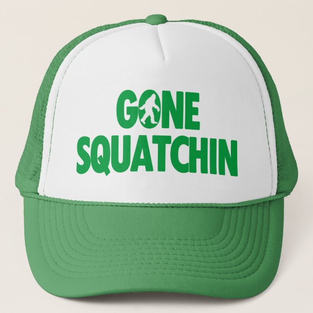 Gone Squatchin Trucker Hats (Front)