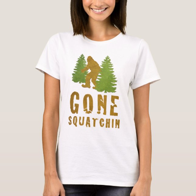 Gone Squatchin (Vintage) T-Shirt (Front)